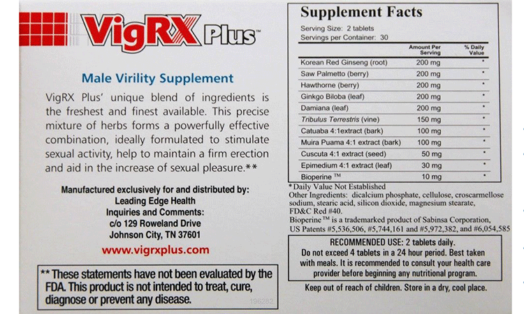 Thuốc cường dương VigRX Plus USA